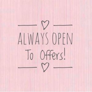 Open to reasonable offers